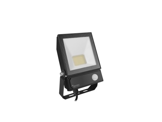 FLOODLIGHT-20W-3000K-IP65-BLACK-IR SENSOR