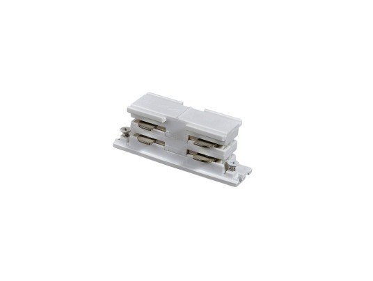 RAIL COUPLEUR WITH ELECTRIC CURRENT WHITE